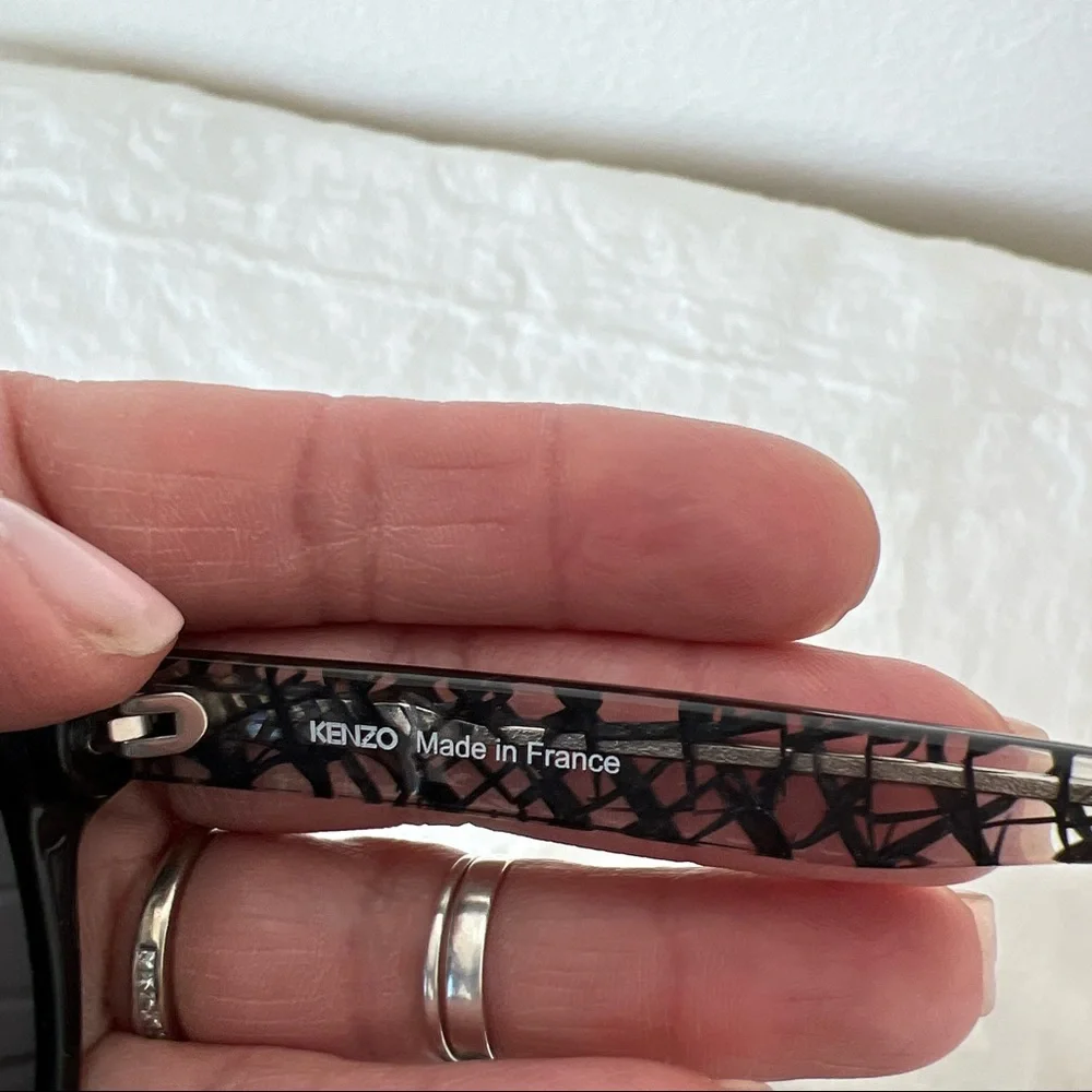 Kenzo Black Frame Glasses KZ3211 03 - Picture 7 of 9